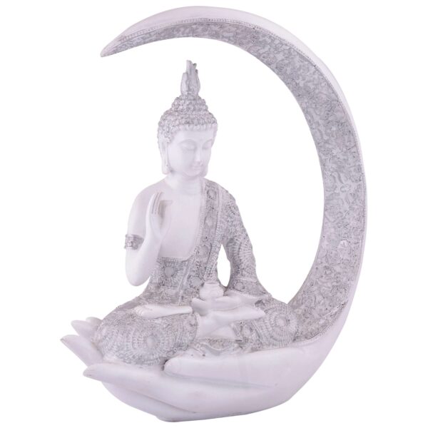 Buddha Idol Statue Showpiece Gift Gifting Item Polystone Home Decor Decoration - Image 3