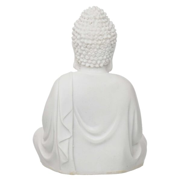 marble Meditating Buddha/Buddh/Gautam Buddha Statue Lord Figurine/Idol/Murti Gift Items Showpiece for HomeDecor Decoration Gifting - Image 4